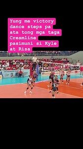 58K views · 555 reactions | Yung me victory dance steps pa pala ata tong mga Creamline girls pasimuno si Kyle at Risa #CreamlineCoolSmashers #Creamline #RisaSato #KyleNegrito #AlyssaValdez #JemaGalanza #totscarlos #MichelleGumabao #DendenLazaro #BeaDeLeon #pangspanaga #mafegalanza #BernadethPons #pvl #pvl2024 #pvlallfilipinoconference #pvlallfilipinoconference2024 #volleyball #volleyballplayer #sports #athlete | Tita Alice’ Life Chronicles | Facebook