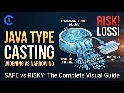 Java Type Casting | Widening & Narrowing Explained | Full Visual Guide