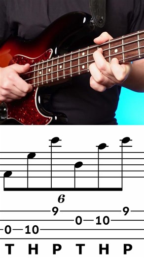 Victor Wooten slap pattern #bass #basslesson #slapbass