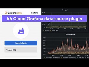 How to install and use the k6 Cloud Grafana data source plugin