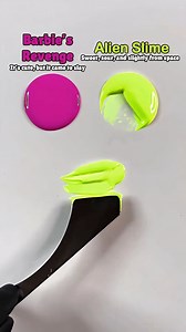 3.4M views · 41K reactions | Barbies revenge + alien slime!  satisfying color mixing ASMR | Satisfying ASMR | Facebook