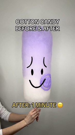 Cotton Candy Marker Melting Time-Lapse | BFB Art Transformation