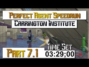 Perfect Dark Speedrun Perfect Agent part 7.1 Carrington Institute – Defence