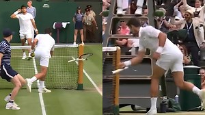 Djokovic smashing racquet during Wimbledon final defeat adds to his list of loser meltdowns on court