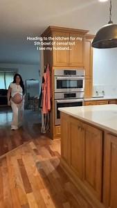 419K views · 19K reactions | I’ll try again later because I need my cocoa pebbles  . . . . #pregnancy #pregnant #danandsam #trend | We Are Dan and Sam | Facebook