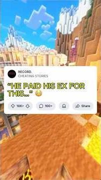 “HE PAID HIS EX… I FOUND OUT BEFORE OUR WEDDING.” 😳💔 #cheatingstory #reddit #minecraftparkour