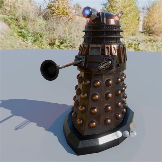 Dalek Turnaround #blender3d #drwho