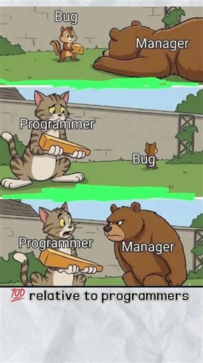 programming memes | programmers vs bugs meme | 💯 relative to programmers