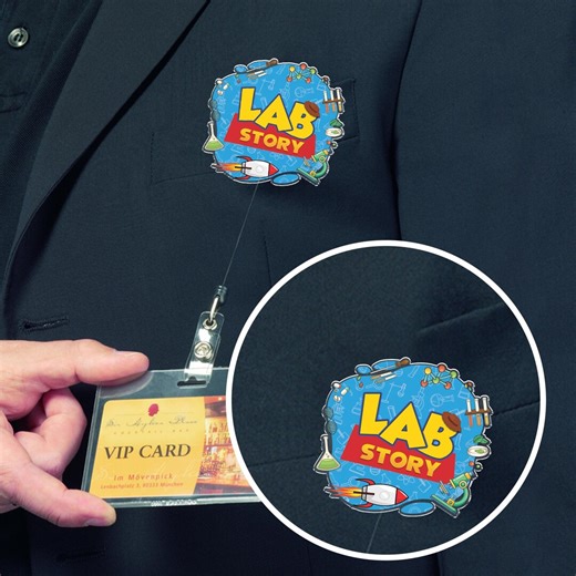 Custom Lab Week 2026 Badge Reel, Lab Team & Assistant Med Lab Tech MLT Phlebotomist ID Holder, Medical Tech, Science AXLT15