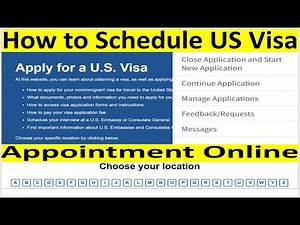 How to Schedule an Appointment for USA Visa Interview Online in New Portal || Step by Step Guide