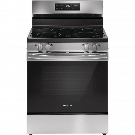 Reviews for Frigidaire 30 in. 5 Burner Element Freestanding Electric Range in Stainless Steel with EvenTemp and Steam Clean | Pg 1 - The Home Depot
