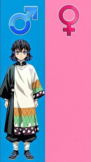 [Demonslayer] Characters gender swap #inosuke #demonslayer #anime #animeedit #editing