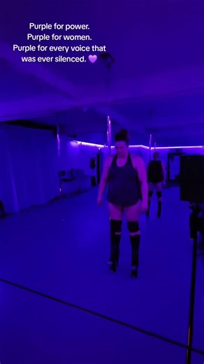 Tonight’s Exotic Dance class took on a deeper meaning  In support of the Purple Movement against abuse, we created a routine to Labour – Paris Paloma — a reminder of women’s strength, voice, and unity. Movement heals. Movement empowers. Movement speaks. ✨ #purplemovement #womenagainstabuse #parispalomalabour #exoticdance #danceforchange #ᴡᴏᴍᴇɴᴇᴍᴘᴏᴡᴇʀᴍᴇɴᴛ #standtogether #breakthesilence | Greta Dumciute | Facebook