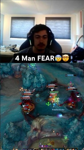 Most Broken Support in League of Legends: Fiddlesticks 😱 4-Man Ult #fiddlesticks #leagueoflegends