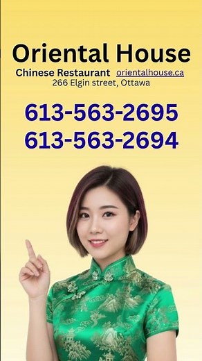Best Late Night Chinese Food Takeout Near Me | Oriental House Elgin Street Ottawa