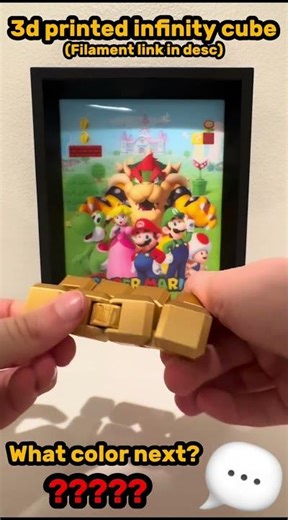 3d Print Infinity Cube #3dprinting #3dprints #awesome3dprinting