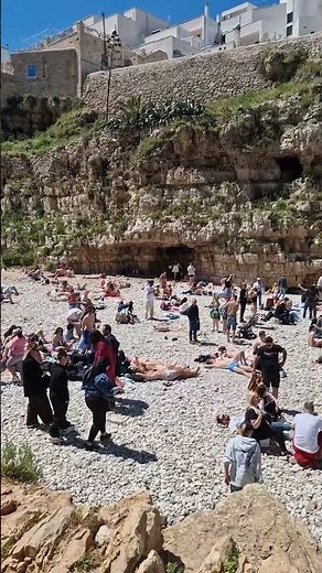 Lama Monachile: The Most Famous Beach in Polignano a Mare, Italy #italiangetaway #travel