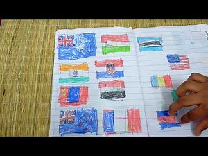 Flags of the World/Pop-Up Book for Flags of the world by 8 year boy/Activity for Kids