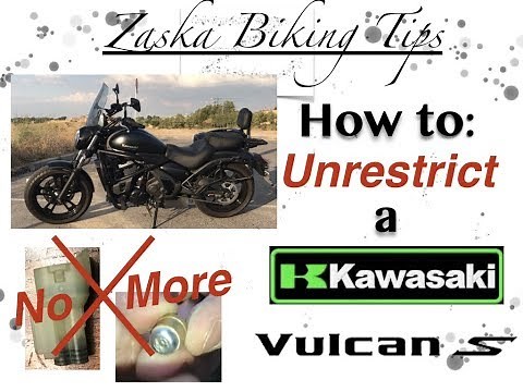 How to Unrestrict or Derestrict a Restricted Kawasaki Vulcan S, unleash all its potential