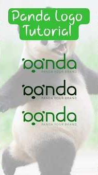 Logo Design Tutorial | Animal Logo Making Process | Panda Logo Design #logo #tutorial #pakistan