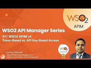17. WSO2 APIM v4 - Token-based vs. APIKey Based Access
