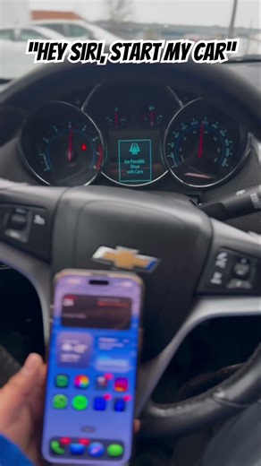 Hey Siri, Start my Cruze #winnipeg #automobile #remotestart #drone #dronemobile #winnipeg #siri