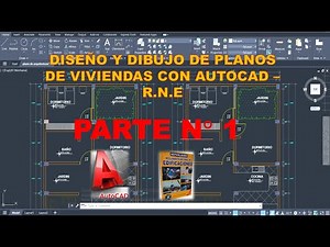 🏗️01 Realización de un Plano de Arquitectura en AutoCAD desde cero - (R.N.E.) PARTE N°1