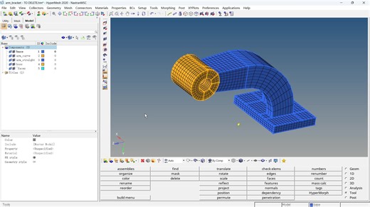 Hypermesh 实体网格划分