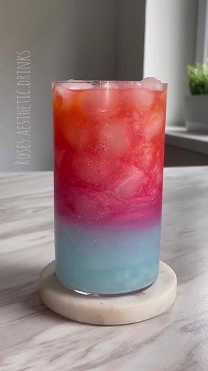 Color Bomb Glitter Drink Aesthetic