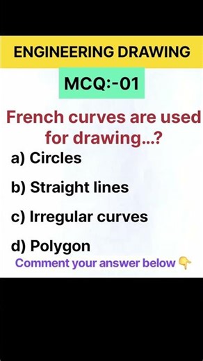 👉 📐Engineering Drawing MCQ:-01. #shorts #youtubeshorts
