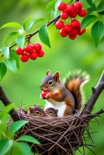 Jujube tree and a squirrel story #shorts