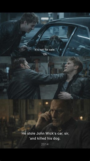 He Thought He Just Stole a Car… But Really He Unlocked Hell Mode #movie #shorts #johnwick