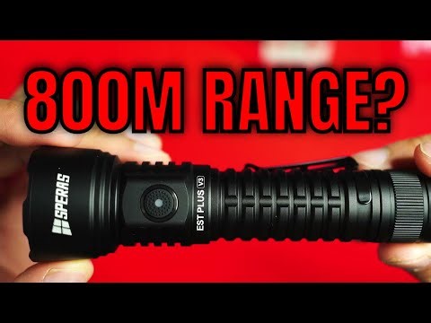 This Flashlight Feels Like a Pocketable Spotlight! Speras EST Plus V3