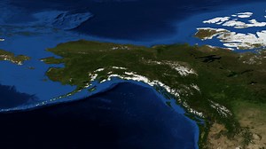Alaska From Space Slow Zoom Stock Motion Graphics SBV-300560039 - Storyblocks