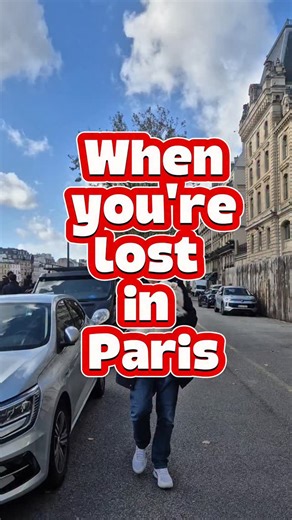 ⚠️If you're lost in Paris, ask a Parisian ! He'll be a perfect tour guide... #paris #parisien #visitparis | Olivier Giraud