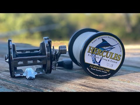 Spooling Penn Jigmaster 500/Conventional Reel