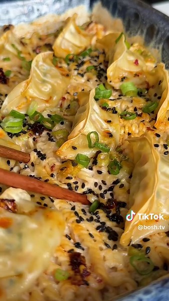 Coconut Ramen Dumpling Bake: Easy Lazy Dinner