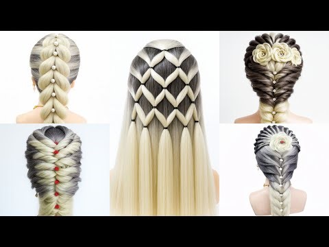 Elegant Braided Hairstyle for Prom & Wedding | Beautiful Hairstyle for Girl | French Braid Hack