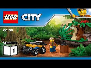 LEGO instructions - City - Jungle - 60158 - Jungle Cargo Helicopter (Book 1)