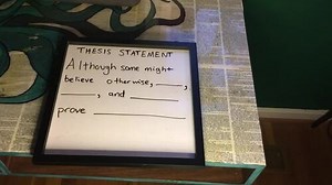 Essay Parts - Writing a Thesis Statement