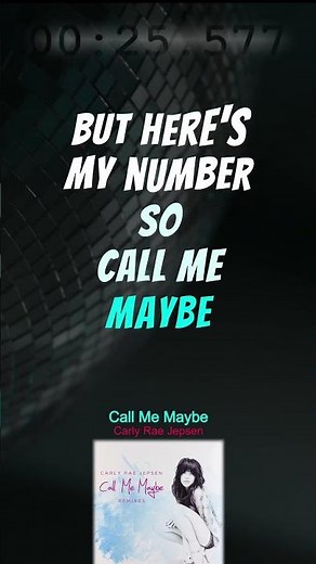 Call Me Maybe by Carly Rae Jepsen #callmemaybe #lyrics #musiclyrics