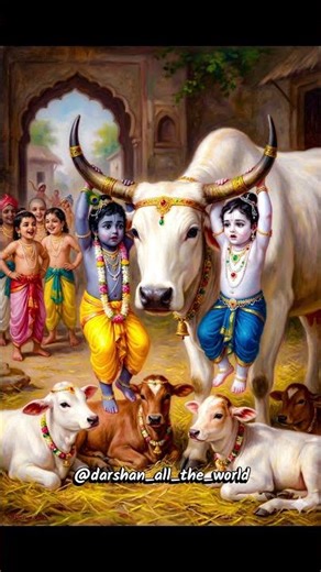 Baby Krishna & Balram’s Sweetest Vrindavan Moment 🐄✨ | Divine Childhood Leela