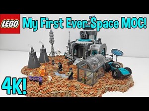 LEGO SPACE BUILD: "A Futuristic Colonization of Mars!" | in 4K! | My First Ever Space MOC! #lego