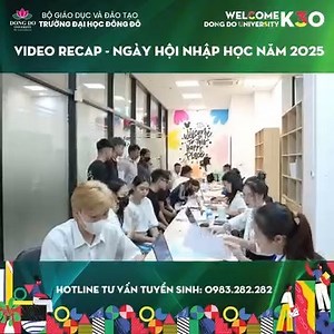 🔥🔥 RECAP SIÊU NHIỆT NGÀY HỘI NHẬP HỌC DDU 2025 🔥🔥 Ngày 23/08 vừa qua, tại Cơ sở thực hành Tòa B1 – Roman Plaza, Tố Hữu, Đại Mỗ, Hà Nội, Trường Đại học Đông Đô đã có một ngày bùng nổ cảm xúc cùng các tân sinh viên K30 🎉 💡 Nếu hôm đó bạn chưa kịp có mặt thì đừng lo – nhà trường đã gia hạn thời gian nhập học đến hết ngày 30/09/2025 nha! ⏰ 🔥 Tương lai đang vẫy gọi, Đông Đô sẵn sàng đồng hành cùng bạn trên chặng đường mới. Let’s go K30 – bung hết mình thôi nào!!! 🚀✨ --------------------------
