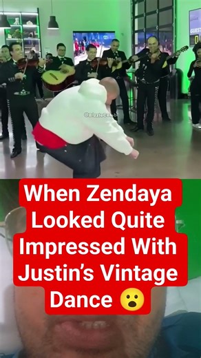When Zendaya Looked Seriously Impressed By Justin Bieber’s Vintage Dance Moves 😮🕺✨