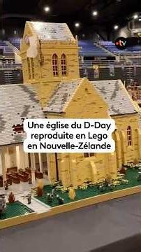 The famous Sainte-Mère-Église church recreated in Lego!