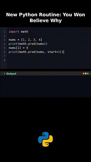 New Python Routine: You Won Believe Why #pythonmathmodule