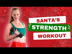 30 MIN SANTA'S STRENGTH TRAINING WORKOUT // Full Body Workout, No Jumping