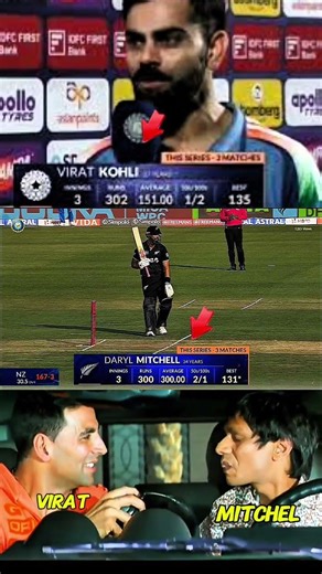 Mitchel🥰and virat kohli nbn z this series run #century #cricket #halfcentury #doublehundred
