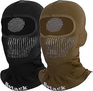 Breathable Balaclava Face Mask Men Women, Summer Sun Protection Full Face Covering Mask for Cycling Motorcycle 2 Packed